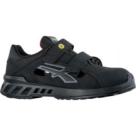 Sandalias de seguridad U-Power Gary's ESD S1PS FO SR - 43 (EU) - Negro (1/3)