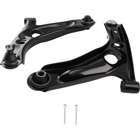 PAIR FRONT LOWER SUSPENSION WISHBONES CONTROL ARMS FOR PEUGEOT 107 TOYOTA AYGO (1/5)