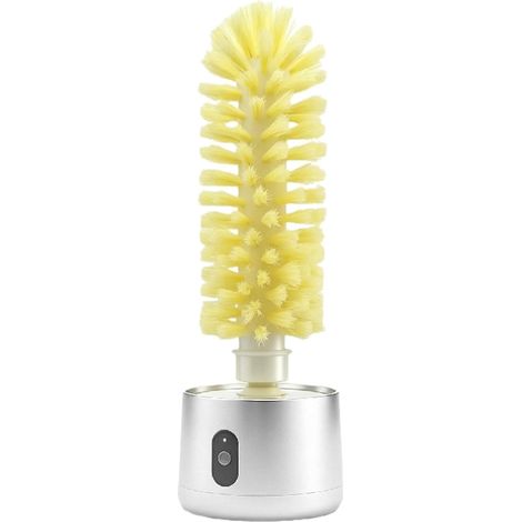 Lave-Bouteille électrique Laveur Rotatif Rechargeable 60 degrés Brosse nettoyante pour tasses pour cuisine, , bureau, gym, café, protéine, vin, shaker (1/5)