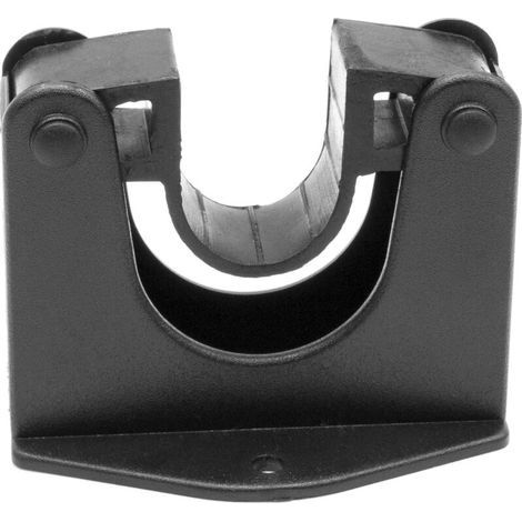 Support mural universel pour tuyau d'aspirateur pour manche téléscopique de 16-30 mm aspirateur - Fixation, noir (1/3)