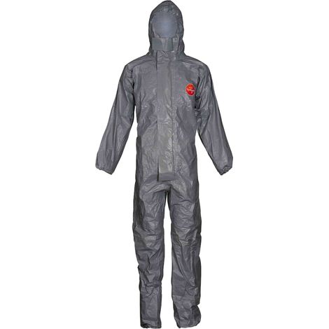 Dupont Schutzoverall Typ 3/4/5/6 Tychem 6000 F, grau, Unisex-Größe: XL