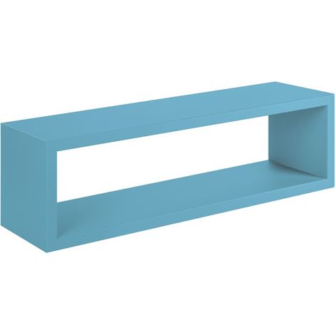 Mensola da Parete Blu Baltico 60x17x15.5 cm Sanitec (1/4)