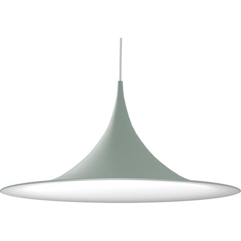 LUMICOM LOUIE BINARIO Sospensione, 1X E27, max 42W, metallo, verde iceberg/bianco, D.33cm (1/4)