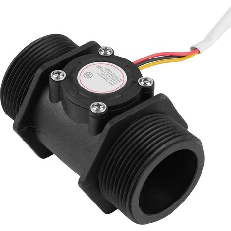 Débitmètre à turbine, DN40 G1.5"Interrupteur du capteur de débit d'eau du débitmètre électronique,compteur à interrupteur à capteur à effet Hall, pour chauffe-eau, système de traitement (1/5)