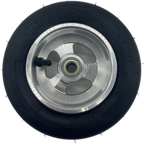 Pièces de karting de course, modification de voiture électrique, pneus tubeless 80/60-5 pouces, roulements, roues en aluminium.
