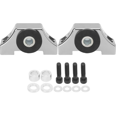 Kit de montage de Torsion de moteur de billette de moteur 6061-T6 de remplacement en aluminium pour Civic EG EK B D Series B16 B18 B20 D16Silver (1/5)