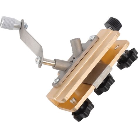 Affûteur de chaîne manuel portable et léger pour tronçonneuse électrique, dispositif d'affûtage à manivelle doré (1/5)