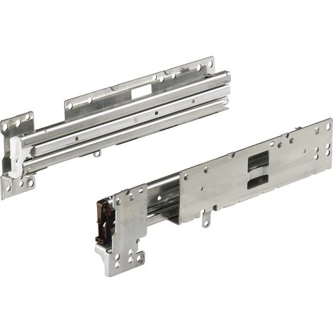 Hettich Büroschr.-Auszugsführung, für Korpusbauweise, Quadro Duplex 60 9078681, verzinkt (1/4)