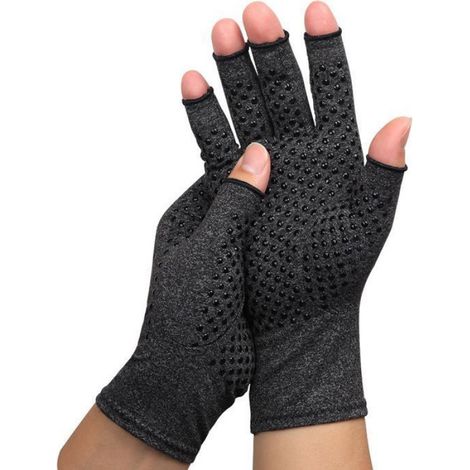 1 Paire Gants de pression, respirant demi-doigt, nylon antidérapant, fitness et soins de santé, été