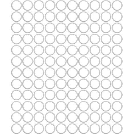 Joint plat en acier inoxydable, 120 pièces, pour le montage de roulements, roues, engrenages, Screws4807-1215-1000 (1/5)