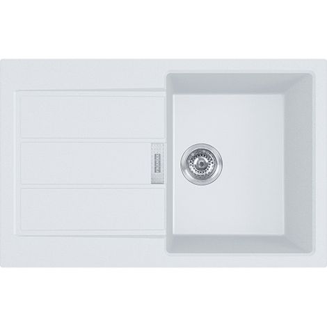 SIRIUS - 2.0 S2D 611-78 Tectonite® Einbauspüle Weiß (1/3)