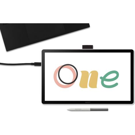 Wacom One 14 tableta digitalizadora Negro, Blanco 2540 líneas por pulgada 309 x 174 mm USB (1/5)