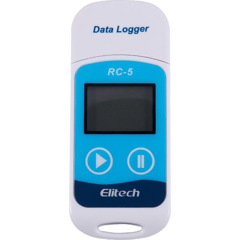 Enregistreur de données de température USB 32 000 points avec capteur interne (1/5)