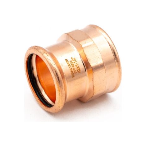 PrimaPress 42x1 1/2" Copper Press Fitting Coupler (1/3)