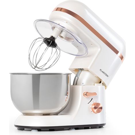 Klarstein Stand Mixer, 5L Food Mixer for Baking with Bowl, 2000W Cake Mixer w/ Beater, Dough Hook, Whisk & Mixing Bowl, 6 Speed Planetary Rotation Kitchen Maker, Electric Mixer for Baking Bread Pastry (1/5)