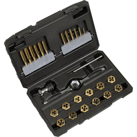 Sealey AK3026 Titanium Coated Hexagonal Tap & Die Set 26pc (1/5)