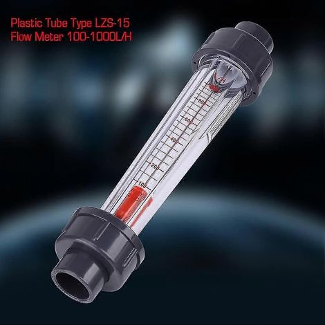 Wasserdurchflussmesser mit transparentem Kunststoffschlauch, 100-1000 l/h, Durchflussmesser Lzs-15