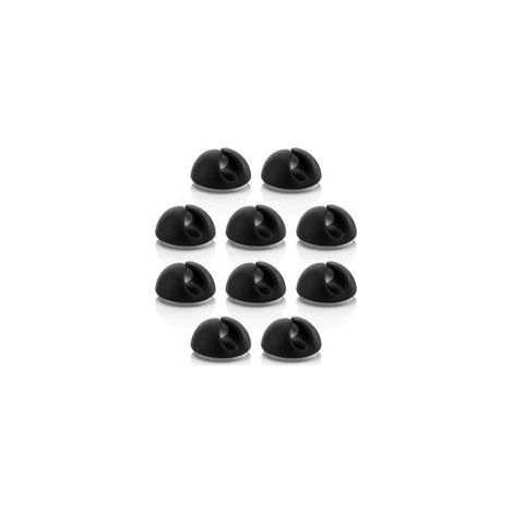 10Pcs Serre-Câbles Support de Câble Gestion des Câbles Fixation de Câble Organisateur de Câble pour Câbles Jusqu'à 8mm Serre-Câbles Fixation de Câbles Gestion des Câbles Noir (1/5)