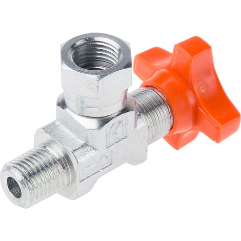 Vanne d'isolation hydraulique RS PRO, G 1/4 Mâle, 400 bars Bars ( Prix pour 1 )