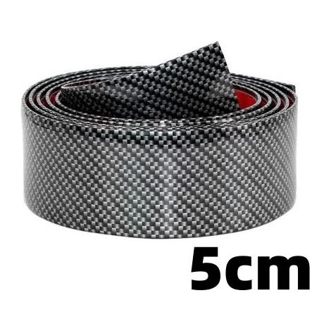 (5 m x 5 cm) Autocollants de voiture anti-rayures,protection de seuil de porte,film de protection en fibre de carbone pour pare-chocs,accessoires auto