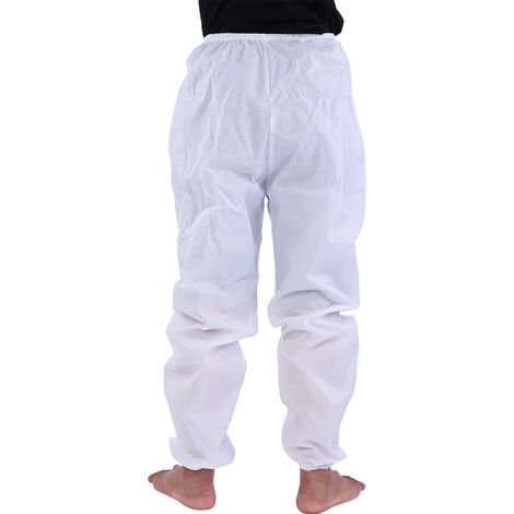 Traje de protección profesional e impermeable para apicultura, color blanco, 1 pieza. (1/5)