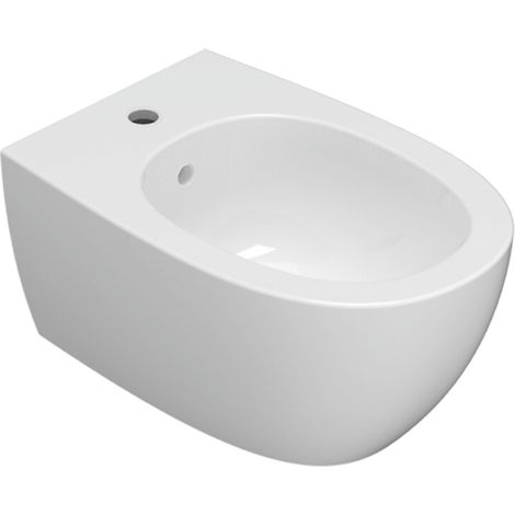 Bidet céramique mural 54x36 cm Globo 4All MDS09BI  Blanc - Céramique