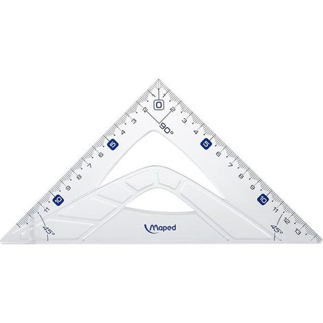 Maped Équerre 21 cm 45°, 45° transparent (1/2)