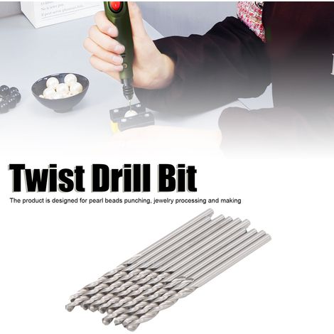 1,75 mm Spiralbohrer mit geradem Schaft, kleiner Bohrer für Wulstbohrungen, 10er-Packung (1/5)