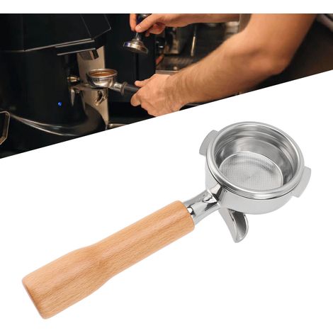 Nuova Doppelauslauf-Kaffeemaschine, 58 mm, Edelstahlgriff, Farbe Buche natur C1 (1/5)