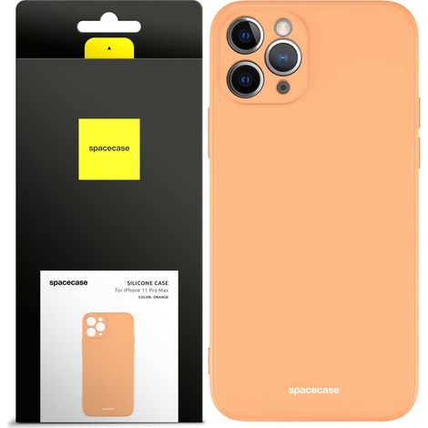 Spacecase Silikonhülle für iPhone 11 Pro Max, orange (1/5)