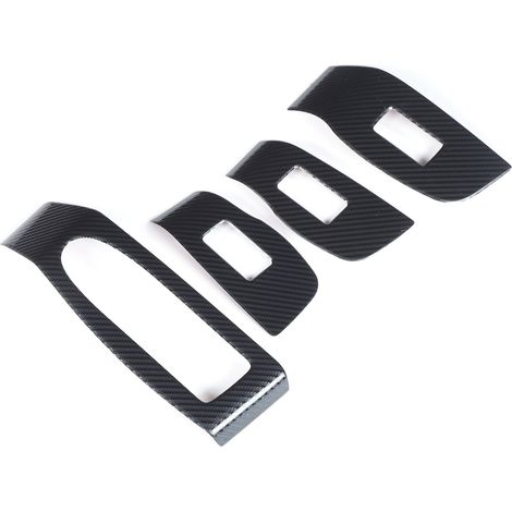 4 Pièces Cadre d'interrupteur de fenêtre Style fibre de carbone Remplacement pour Mazda CX-30 Conduite à gauche 2020 (1/5)