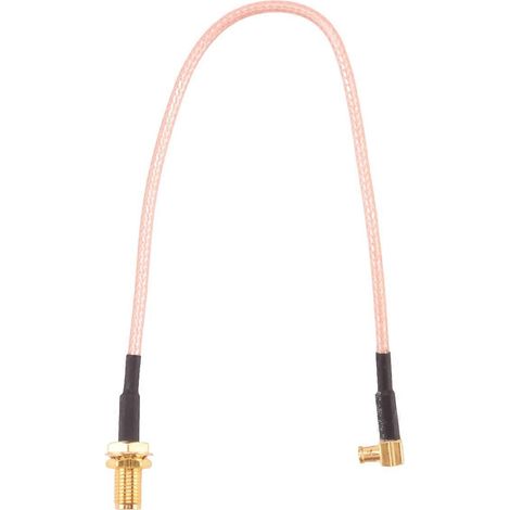 MCX-Stecker auf SMA-Buchse RG316 verlustarmes Pigtail-Adapterkabel 21 cm (1/5)