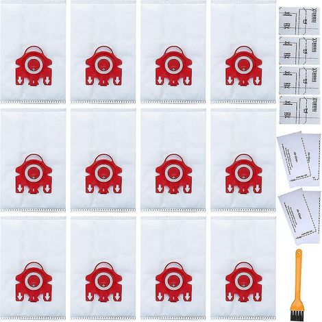 FJM Staubsaugerbeutel, 12er-Pack, für Miele FJM Beutel, AirClean 3D Effizienz (1/4)