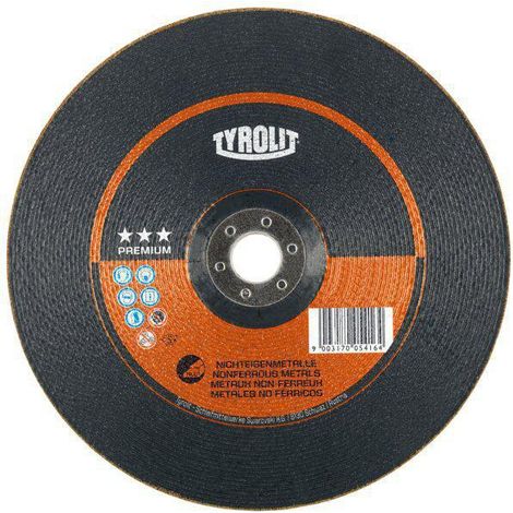 TYROLIT Disque d'ébarbage PREMIUM, ⌀ disque x largeur de disque : 125 x 7 mm, 560405 125X7 (1/4)