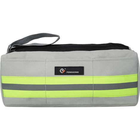 PENGGONG 165-2 Large Wear-resistant Maintenance Tool Emergency Storage Bag Multifunctional Portable Tool Bag Large Capacity Thickened Double Oxford Cloth Tool Storage Bag with Night Reflective Strip (1/5)