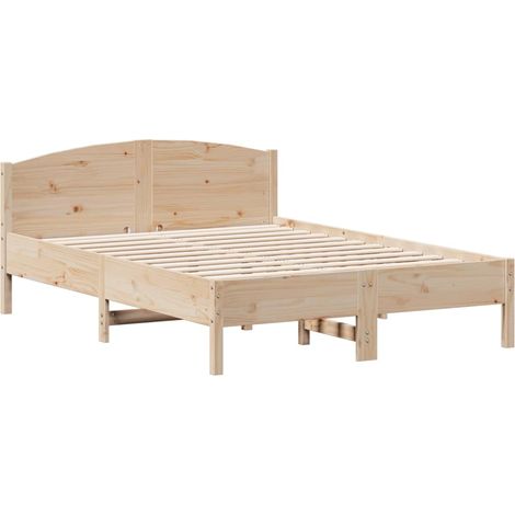 Maison Exclusive - Letto senza Materasso 120x190 cm in Legno Massello di Pino