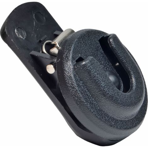 Compatible with HYS handheld Ham CB radio microphone, featuring a round knob holder and car mount. (1/5)