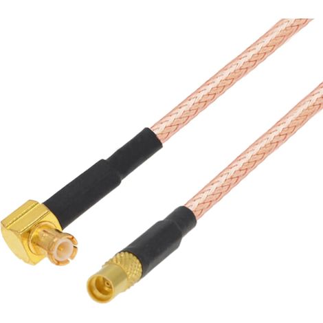 Anschlusskabel MCX RA-Stecker / MMCX-Buchse RG316 2 m