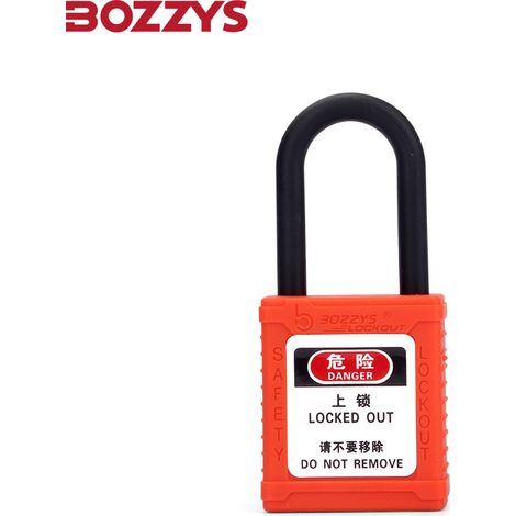 Lucchetto di sicurezza industriale OEM da 38 mm con grillo in nylon, lucchetto di sicurezza industriale, lucchetto Loto - Arancione (1/3)