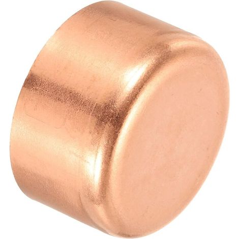 Capuchon de Tuyaux Cuivre 2pcs, Bouchons d'Extrémité Raccord, Embouts Tuyau pour Soudage Raccordements Plomberie Tube Climatisation, 19.07x17mm (Diametre x Hauteur) - 2-1/8 Inch (1/5)