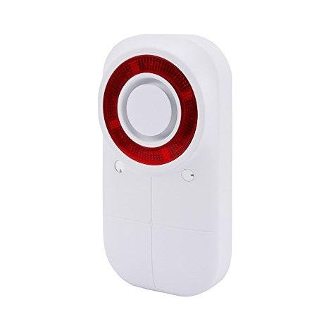 Olympia Sirena Protect roja y blanca alarma exterior