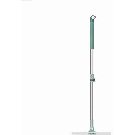 Floor squeegee, adjustable articulated silicone blade broom for concrete, tile and glass surfaces (35 cm)