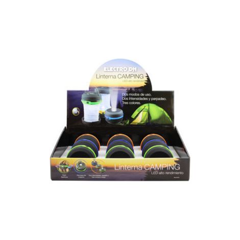 Lanterna da campeggio a led con supporto Vari colori 60.376