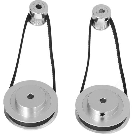 Poulie dentée en aluminium 20/60 dents avec courroie GT2 280mm pour imprimante 3D, alésage 5mm (1/5)