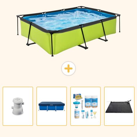 Exit-toys Piscine Exit Rectangulaire - 300x200x65 cm - 5-pièces  SCB62 (1/5)