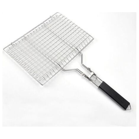 Panier à poisson pliable et portable en acier inoxydable pour la cuisson et le gril - AquaForge (1/5)