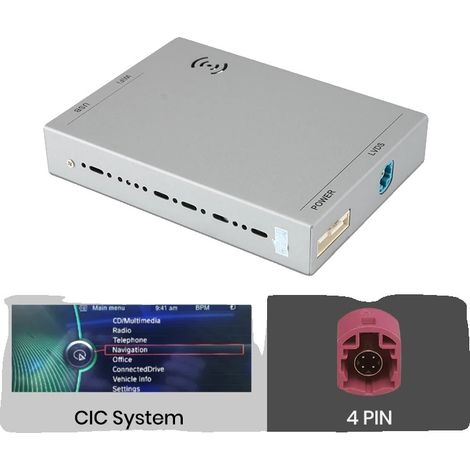 Drahtloses CarPlay-Modul, Android Auto, kompatibel mit BMW NBT CIC EVO-System, CIC-System (1/2)