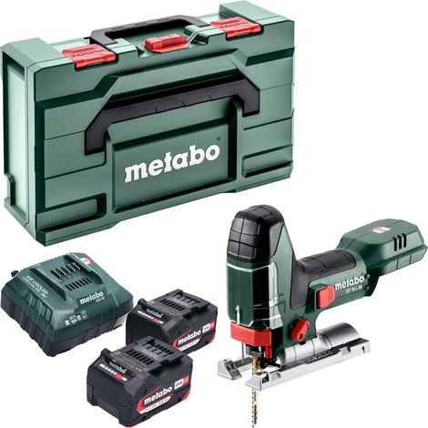 Metabo ST 18 L 90 sierra de calar sin cable 18 V 90 mm + 2x batería 4,0 Ah + cargador + metabox (1/5)