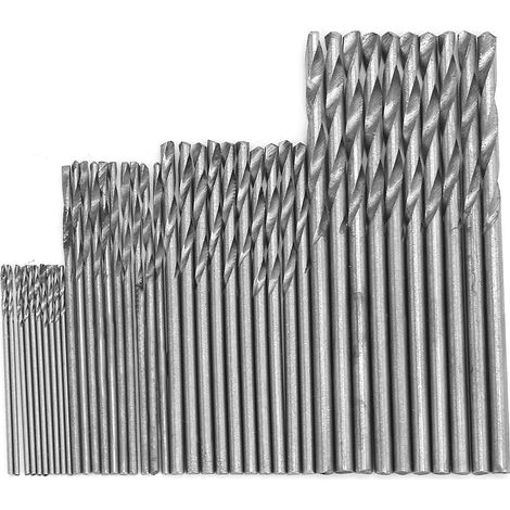 Ensemble de 40 forets hélicoïdaux, acier rapide, queue ronde, haute dureté, pour bois métal plastique（Q3 : Nouveaux produits pour le mois d'août） (1/5)