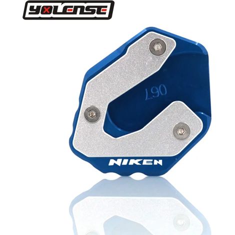 (Bleu - NIKEN) Compatible avec les modèles YAMAHA NIKEN 2018-2020 et NIKEN GT 2019-2023 : béquille latérale, extension et support pour une meilleure stabilité. (1/4)
